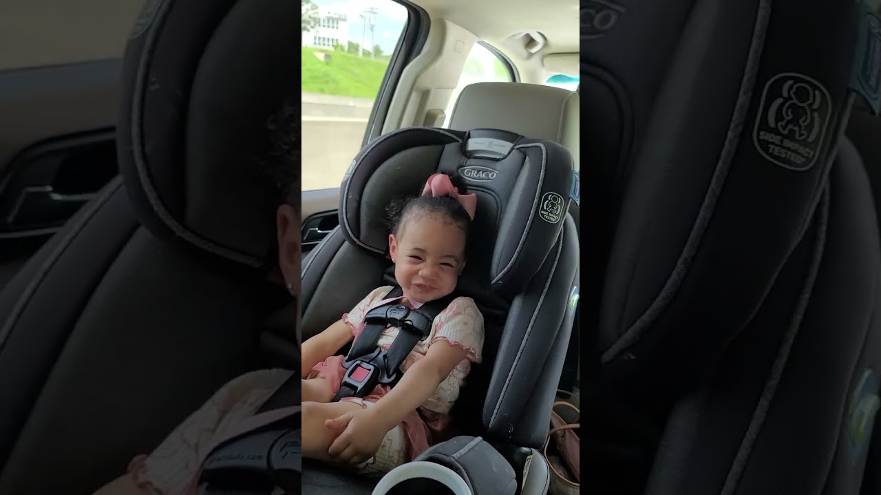 Riding in the car with Olivia
