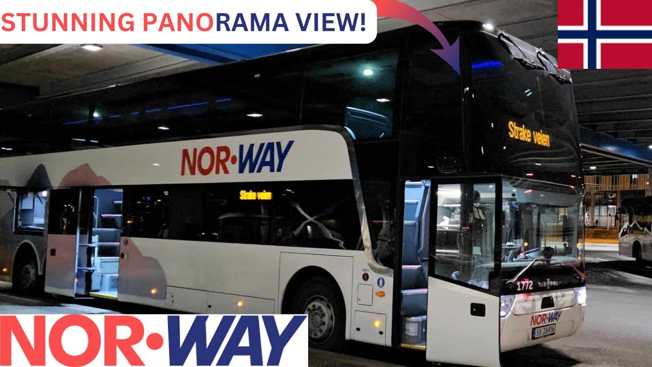 TRIP REPORT | NOR-WAY BUS (KYSTBUSSEN)  | STUNNING PANORAMA VIEW OVER FJORDS | STAVANGER TO BERGEN.