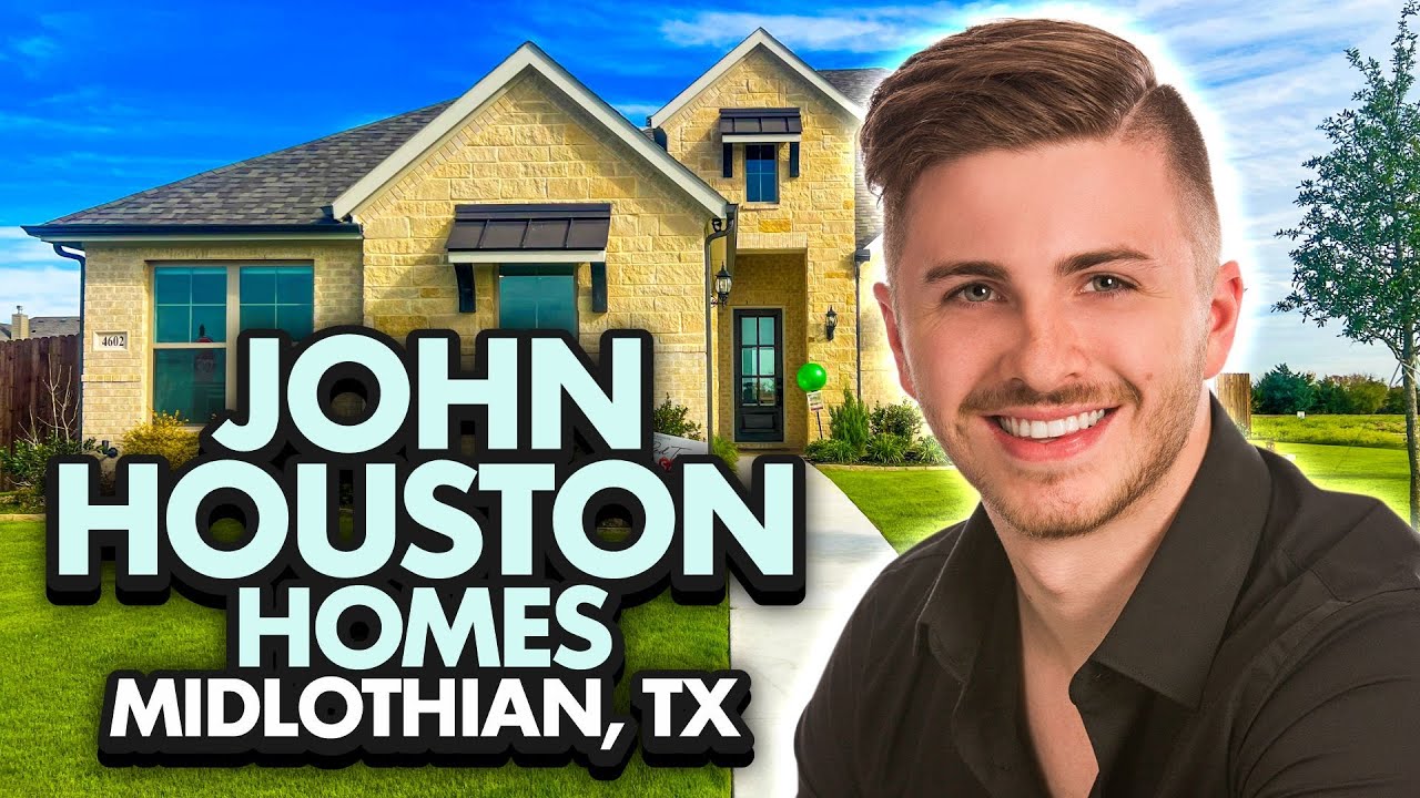 John Houston Homes Property Tour | 4Bed/3.5Bath/Study+Loft | Dove Creek in Midlothian, TX