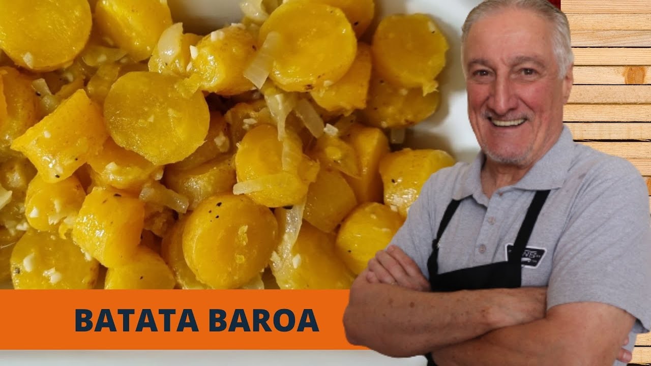 BATATA BAROA (OU CENOURA AMARELA) REFOGADA - SUPER F&Aacute;CIL