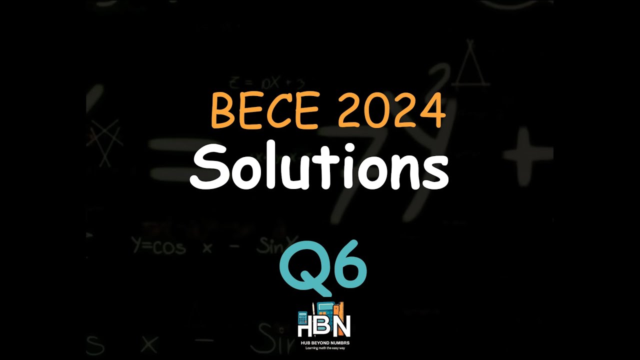 2024 BECE Q6: Plotting a Temperature Conversion Graph (Celsius vs Fahrenheit)