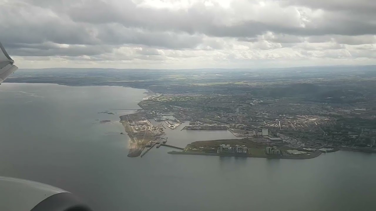 EDINBURGH landing | RYANAIR B737-800