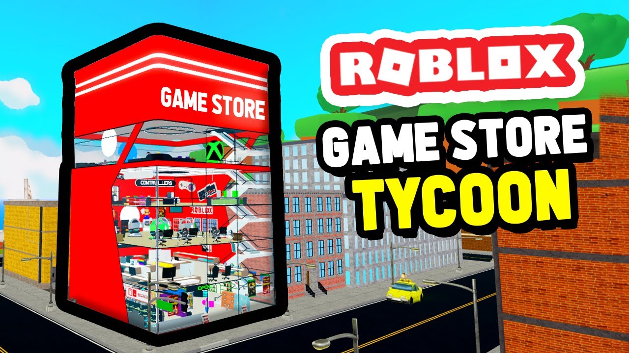 Building My Own GAMING STORE in Roblox Game Store Tycoon