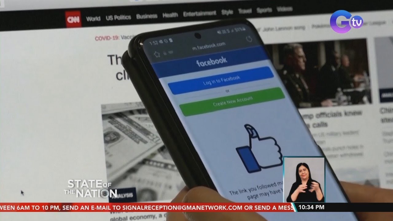 Facebook, Messenger, Instagram at WhatsApp, halos 6 na oras na hindi na-access ng 3.5-B users | SONA