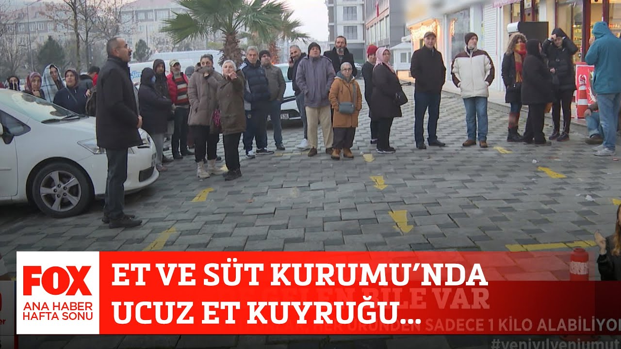 Et ve Süt Kurumu’nda ucuz et kuyruğu... 31 Aralık 2022 Gülbin Tosun ile FOX Ana Haber Hafta Sonu