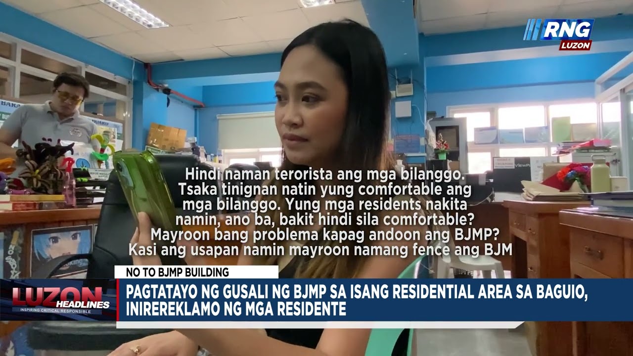 Pagtatayo ng gusali ng BJMP sa isang residential area sa Baguio, inirereklamo ng mga residente