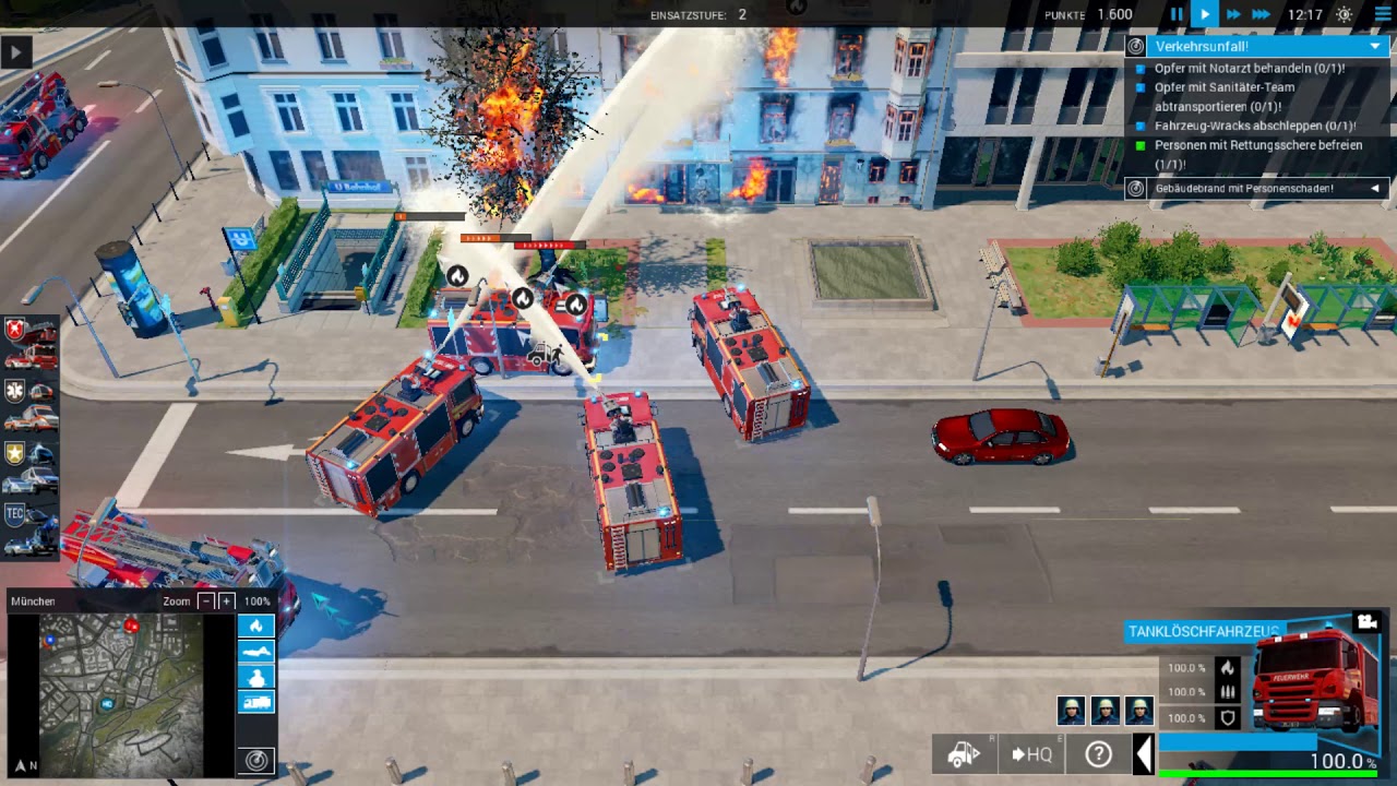 Lets Play Emergency 2017 #001 Freies Spiel Herauforderungen M&uuml;nchen