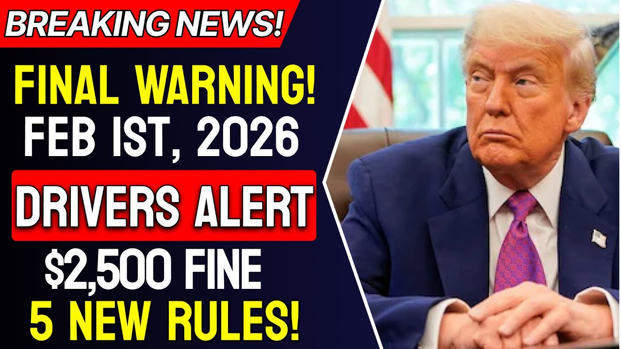 USA Driving Law Changes Feb 2026 — 5 New Rules That Will Cost You Huge Money!