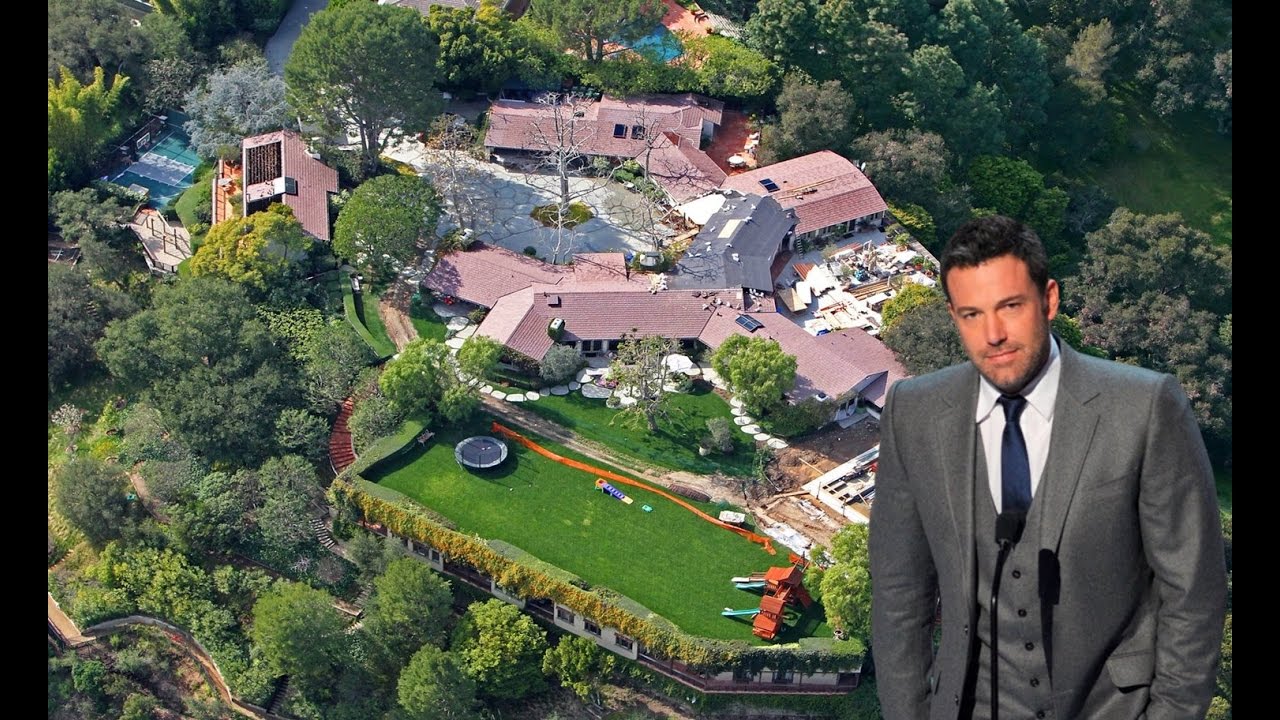 Ben Affleck's House In Pacific Palisades - 2016 [ $12.5 Million ] (Inside & Outside)
