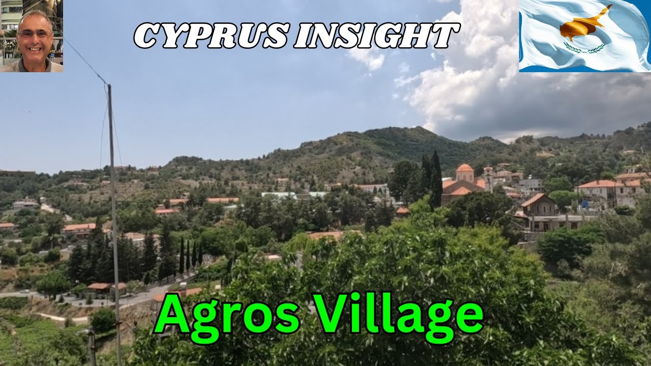 Walking Tour of Agros Village Cyprus.
