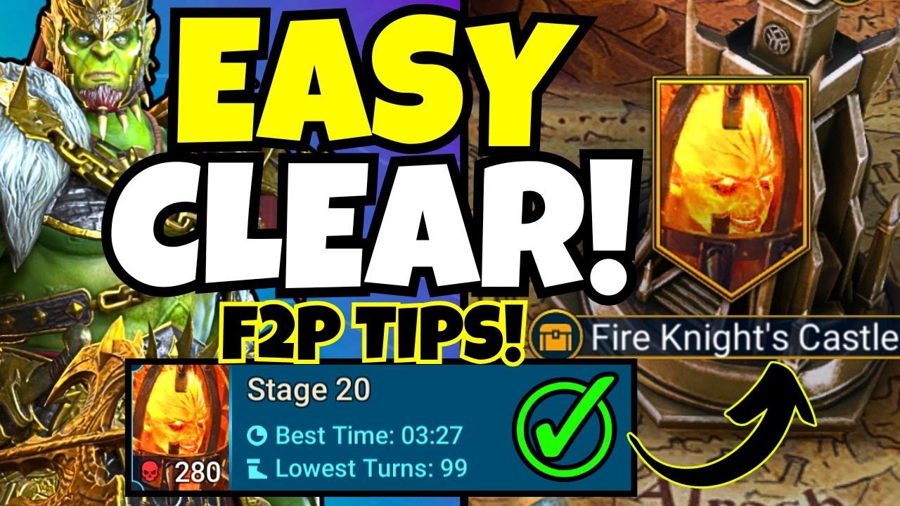 FIRE KNIGHT 20 &mdash; бесплатная команда и советы!!! [Рейд: Shadow Legends]