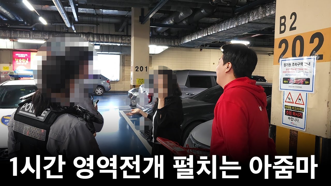 경찰 붙잡고 1시간동안 하소연하는 불법주차 영역전개 아줌마│주차헌터 정배우 12화│