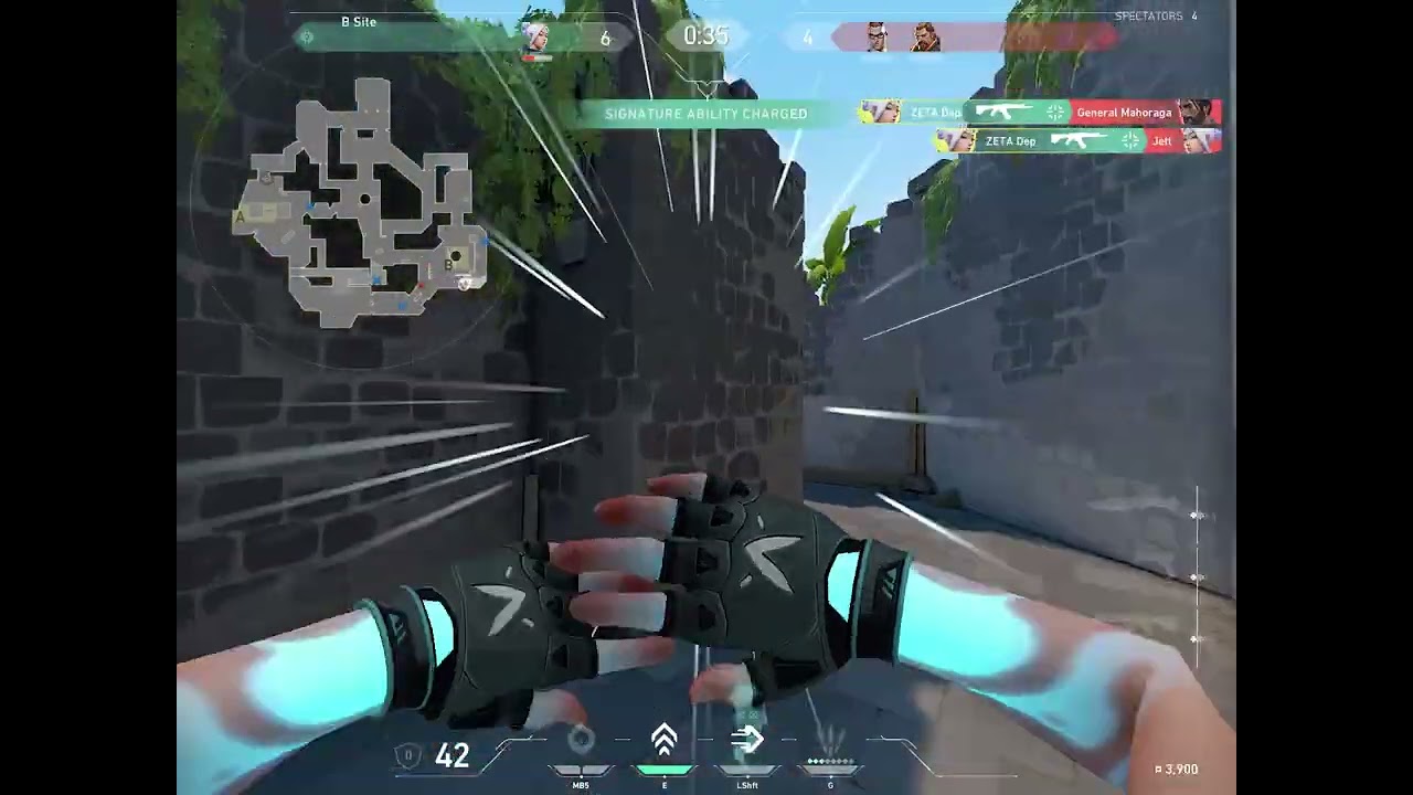 1v4