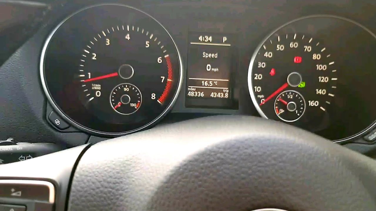 How To Enable Big Digital Speedo MPH On MFD VW VAG Cars