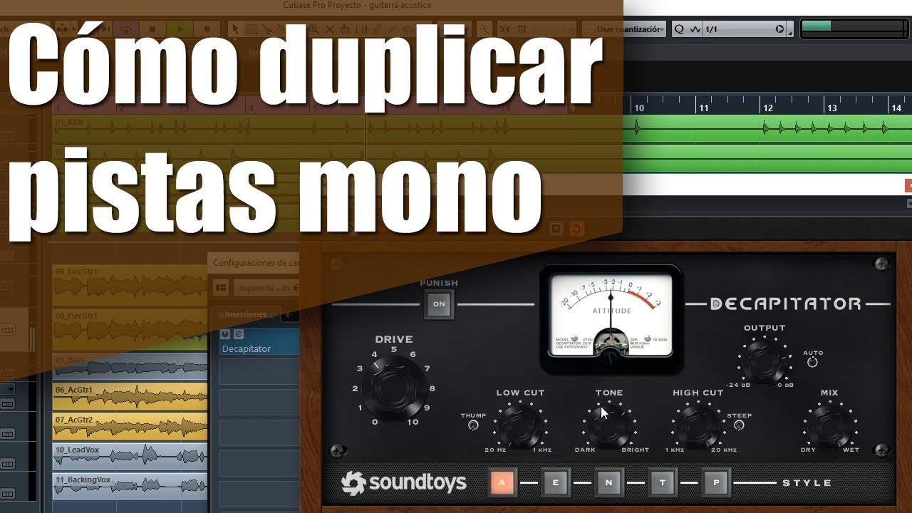 Duplicar de manera CORRECTA una pista MONO para efecto ESTÉREO | Videotutorial de Grabación y Mezcla