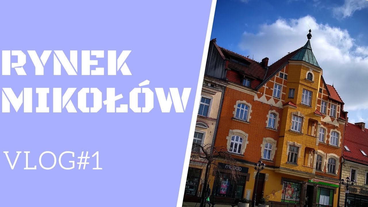 Rynek w MIKOŁOWIE, starówka miejska i zabytkowe przyległości Centrum - Mikołów - #vlog 1
