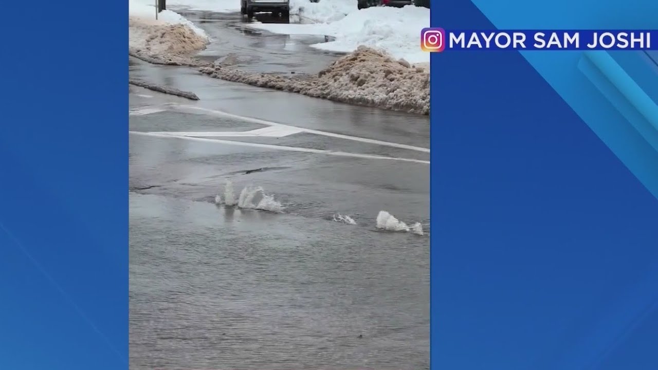 Water main break triggers road closures and traffic backup in New Jersey