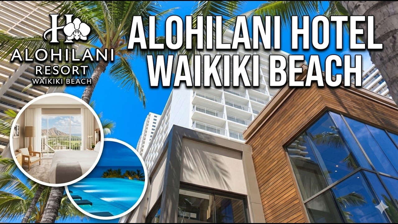 [4K] Hotel Tour | 🇺🇸 HONOLULU, Alohilani Hotel, Waikiki Beach 2025