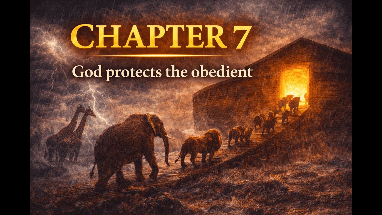 Genesis Chapter 7 (Full Reading) | God Protects the Obedient | Scripture Centre
