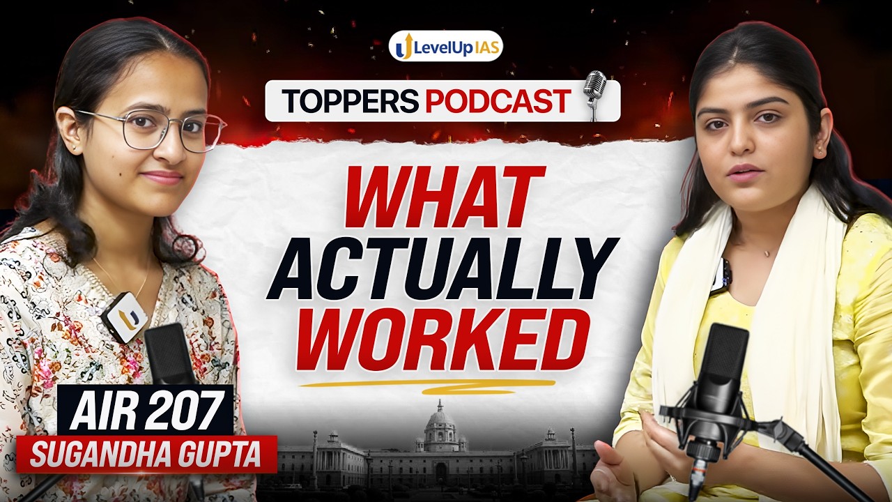 How I Cleared UPSC in 1st Attempt? I AIR 207-Sugandha Gupta