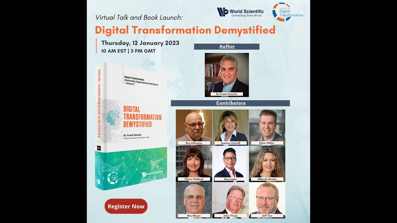 𝐃𝐢𝐠𝐢𝐭𝐚𝐥 𝐓𝐫𝐚𝐧𝐬𝐟𝐨𝐫𝐦𝐚𝐭𝐢𝐨𝐧 𝐃𝐞𝐦𝐲𝐬𝐭𝐢𝐟𝐢𝐞𝐝 Virtual Book Launch and Discussion