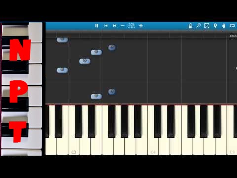 Fetty Wap - Again - Piano Tutorial - How to play Again on piano - Synthesia