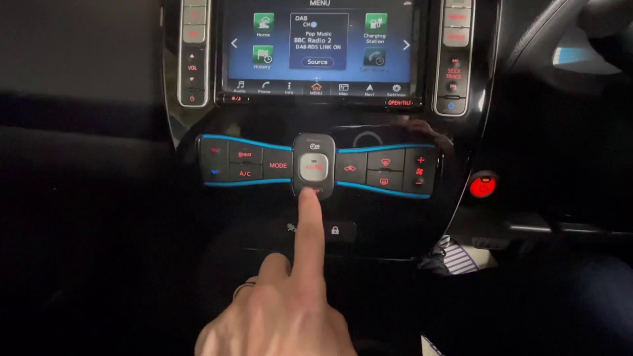 Heater controls - Nissan Leaf how to