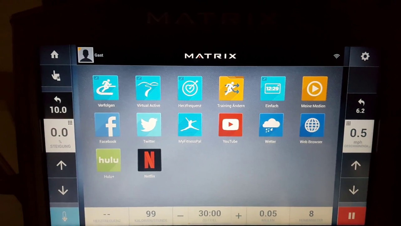 | Matrix Fitness | XIR Premium Monitor | Touch Screen |