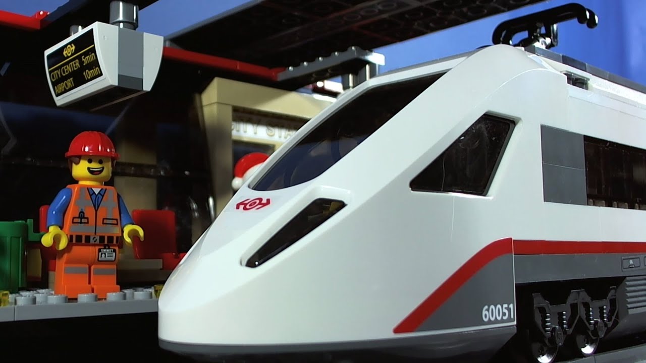 LEGO Trains. HIGH-SPEED PASSENGER TRAIN 60051