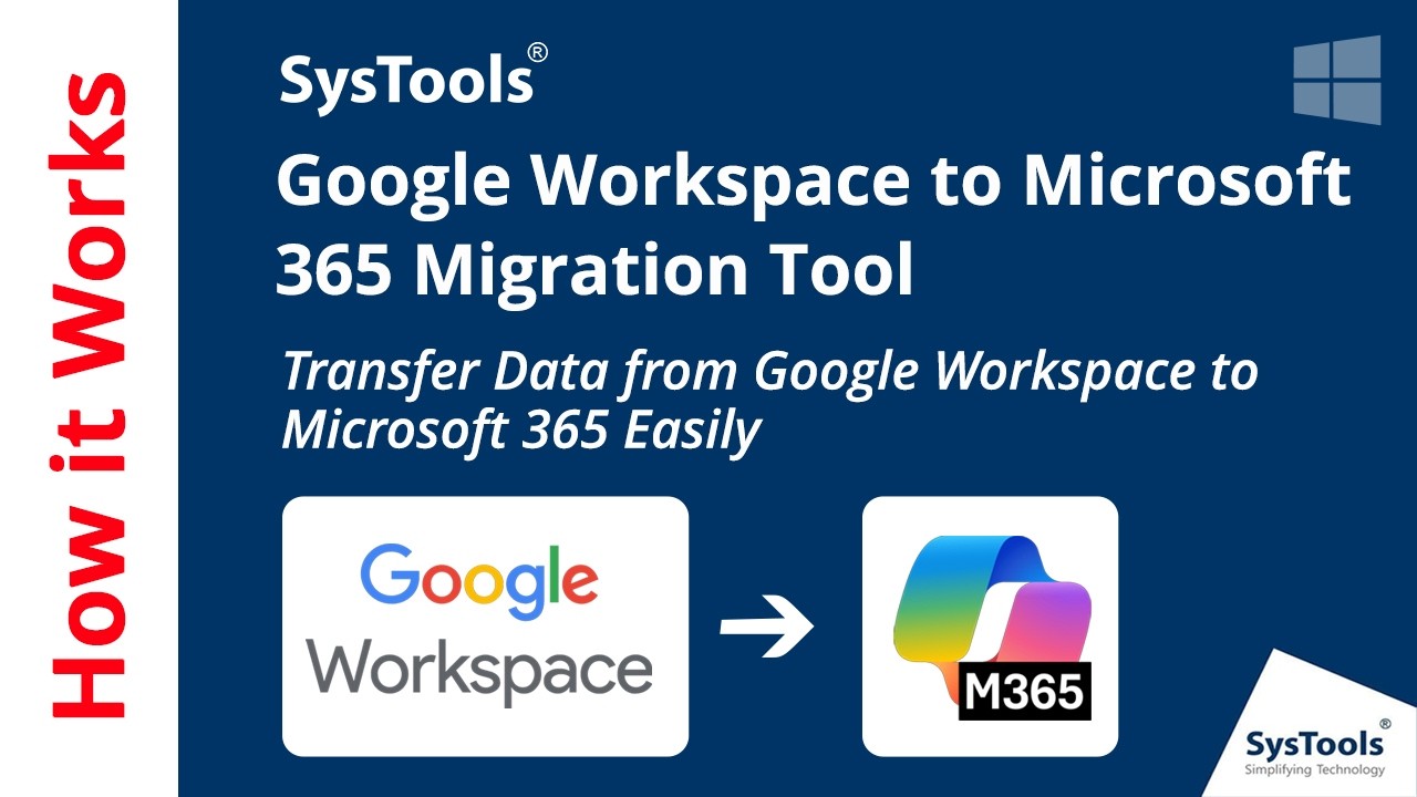 Инструмент миграции Google Workspace в Microsoft 365 от SysTools | Инструмент миграции G Suite в ...