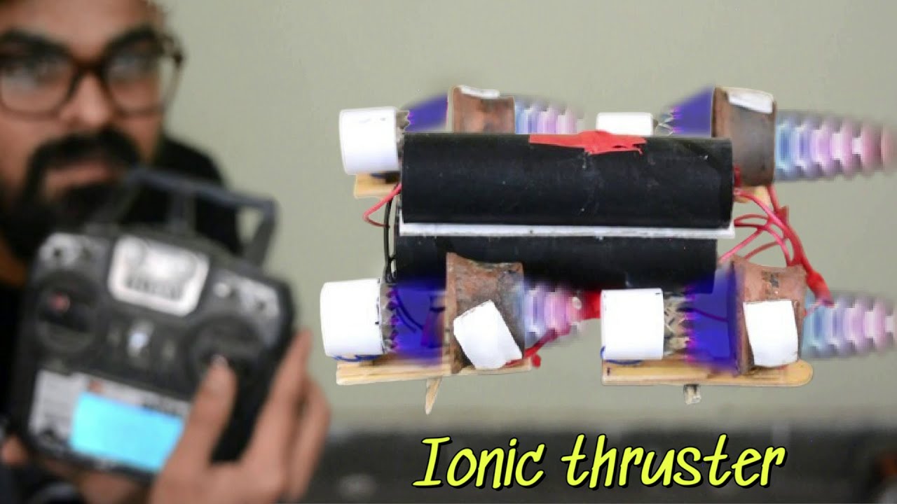 I built an IONIC PLASMA THRUSTER Drone (Best Design) - that can float in the air