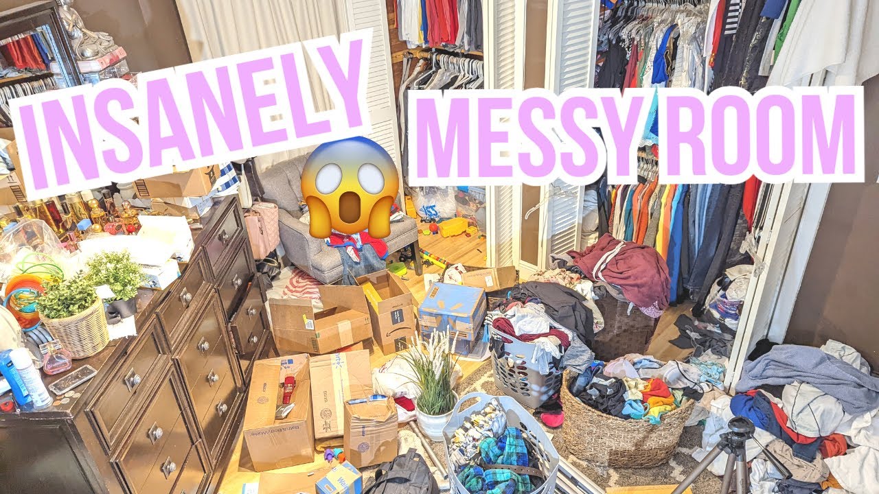 INSANELY MESSY ROOM / DEEP CLEANING MY ROOM 2022 / CLEANING MOTIVATION / SPEED CLEAN WITH ME