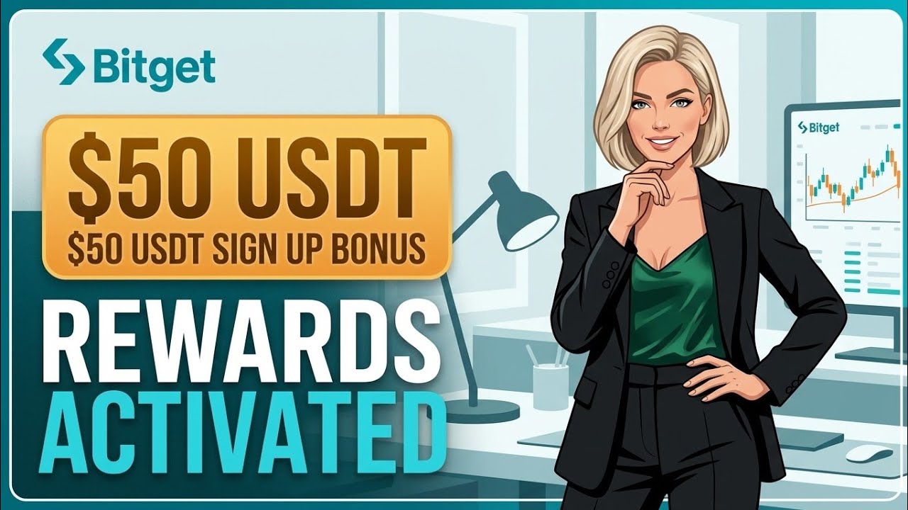 Bitget $50 USDT Bonus Activated! Instant Sign-Up Rewards Unlocked
