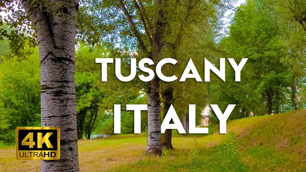 Walking in Tuscany Park 🇮🇹 Borgo San Lorenzo, Tuscany, Italy Walking Tour [4K UHD 60fps]