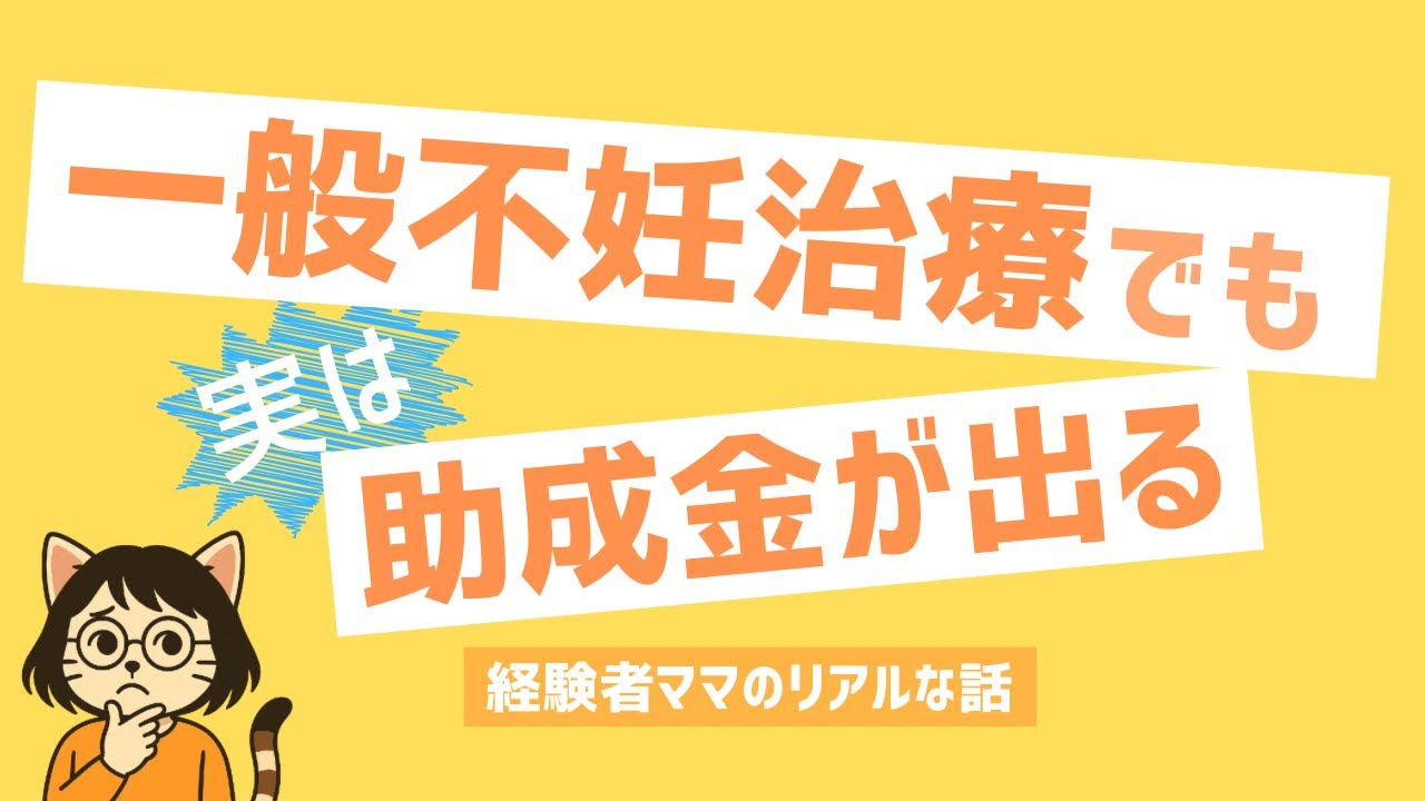 【知らなくて焦った】一般不妊治療でも助成金が出る制度｜経験者ママのリアルな話
