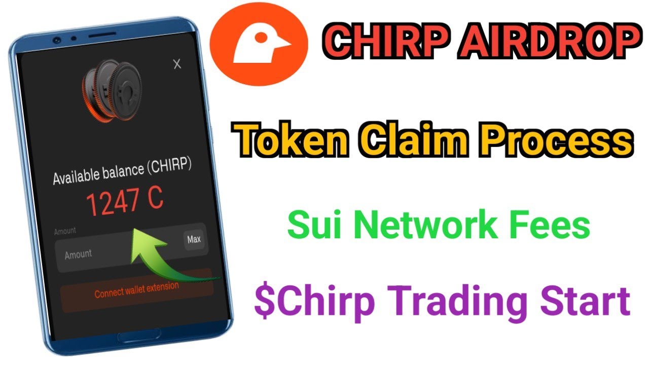 Chirp Airdrop Token Claim Process || Sui Network Fees || Chirp Token Trading Start
