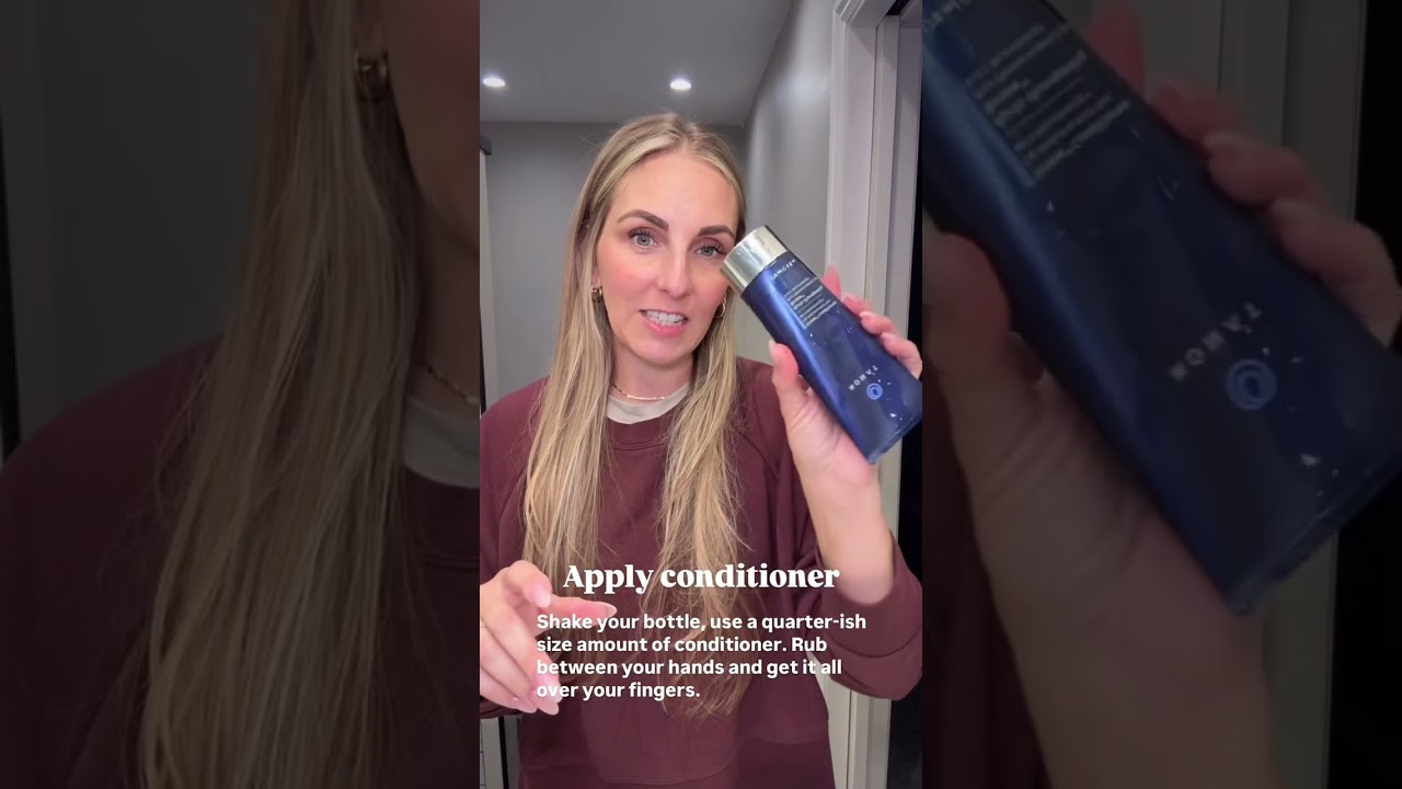 Step-by-step hair washing guide when using Monat