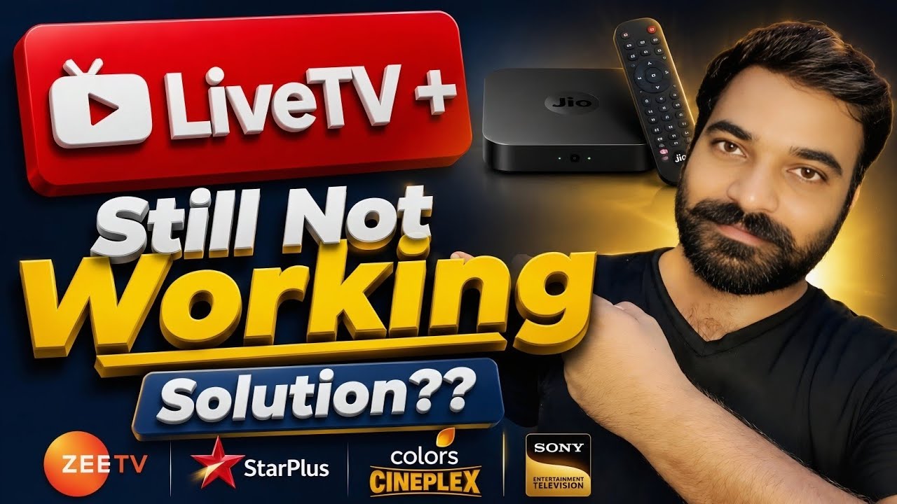 🔥 JIO LIVE TV+ Still Not Working? 😱 100% Working Solution 2026!