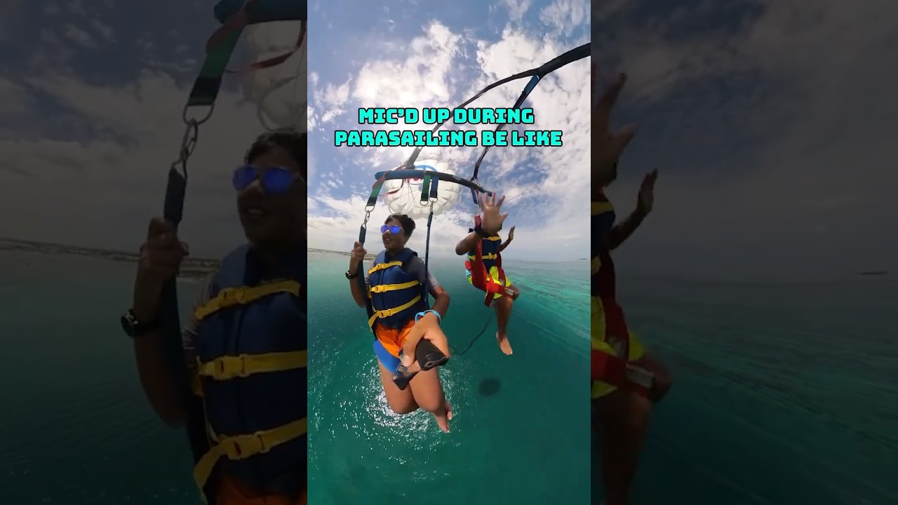 Mic’d Up While Parasailing 😂