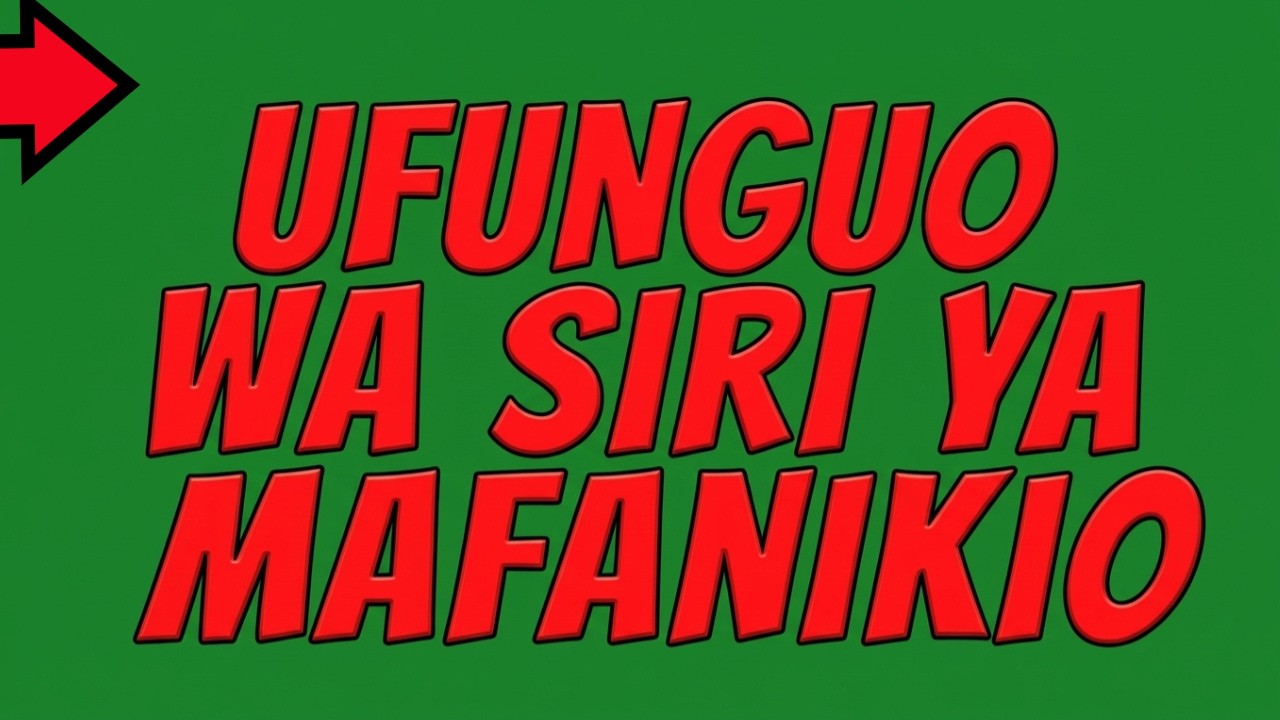 UFUNGUO WA SIRI YA MAFANIKIO WENGI HAWAUTAFUTI