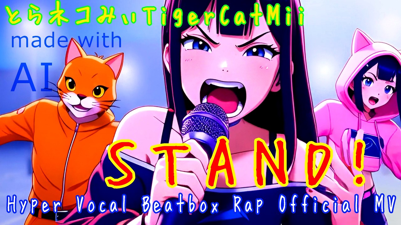とらネコみぃTigerCatMii - Stand! Official Music Video (Hyper Beatbox Anime MV)