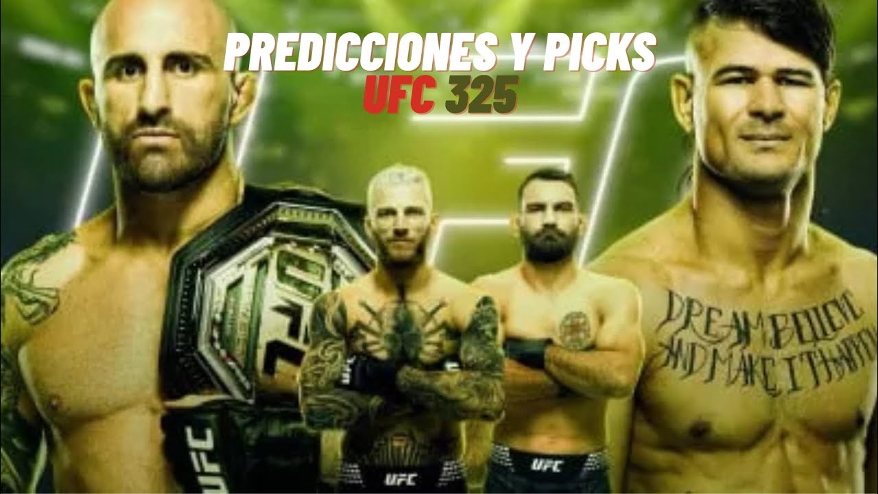 🔥 Mis PREDICCIONES y algunos PICKS para UFC 325 🔥