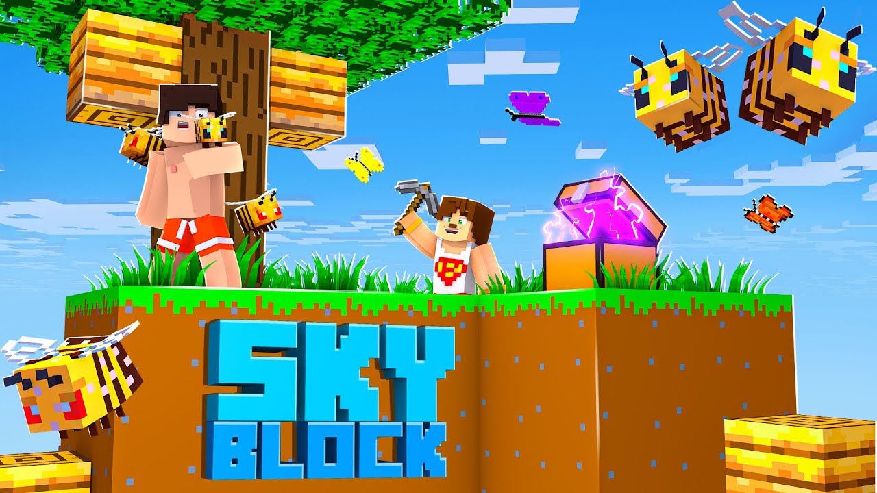 BU SKYBLOCK ÇOK FARKLI - TROLL CACAT - MİNECRAFT 1.15 SKYBLOCK #1