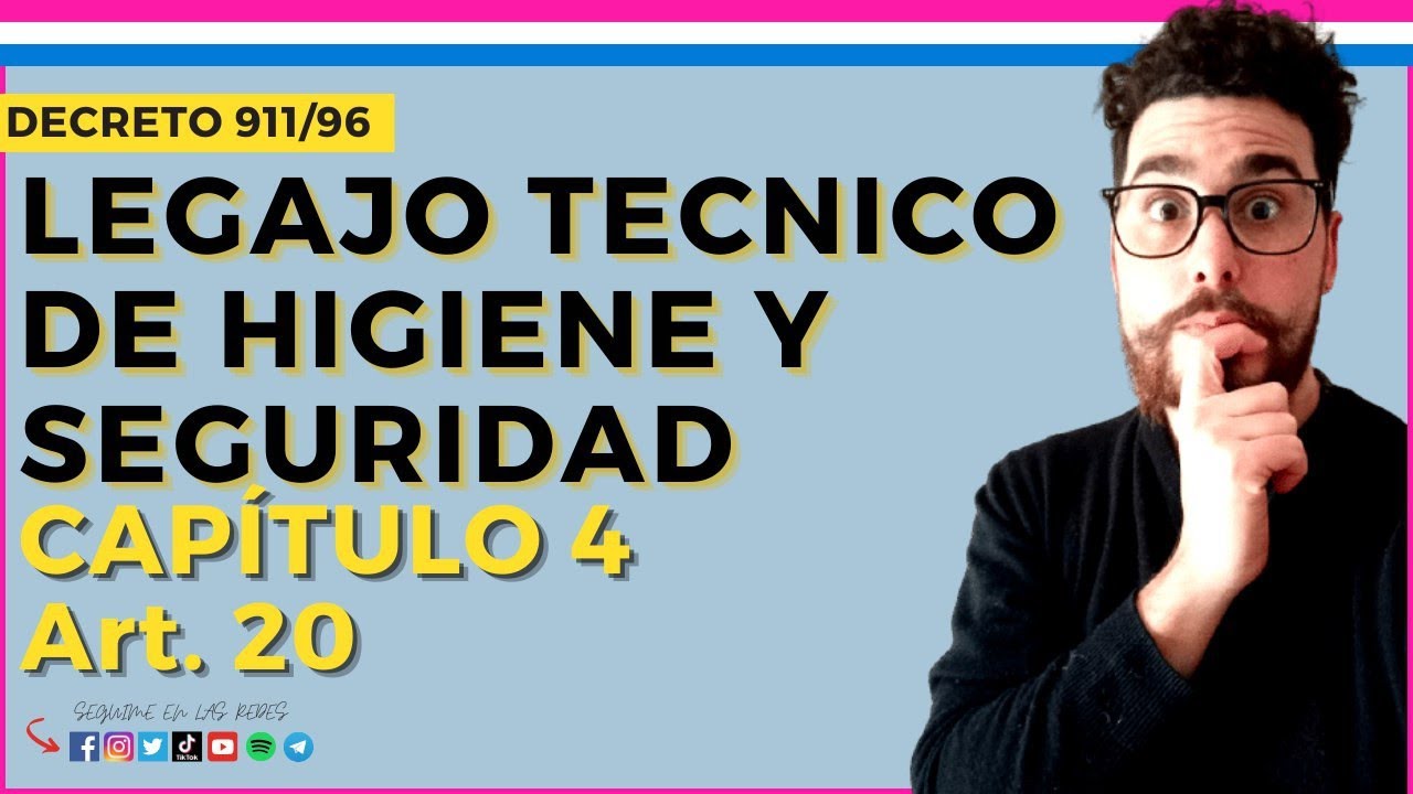 ⚖️ Legajo Técnico de Higiene y Seguridad | DEC. 911/96 ⛏ Industria de la Construcción