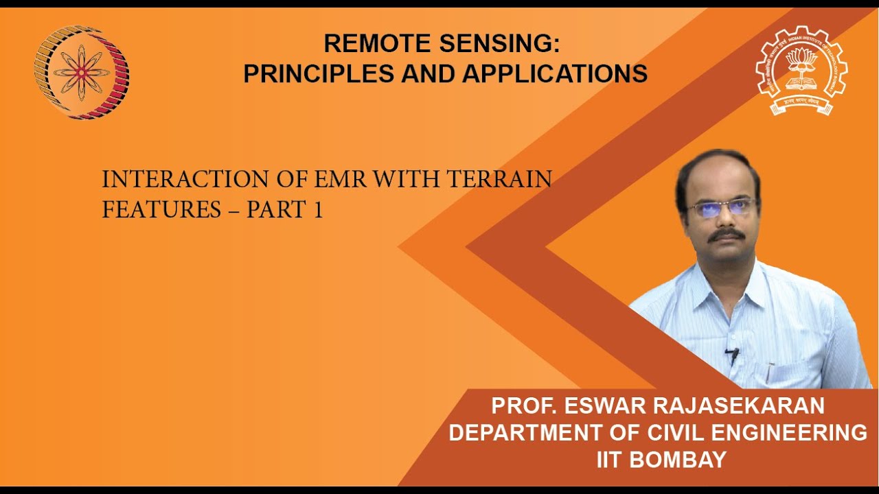 Lecture 11: Interaction of EMR with terrain features – Part 1