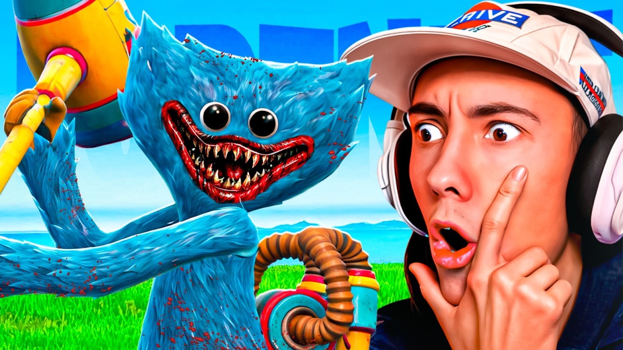 HUGGY WUGGY en FORTNITE es INCREIBLE (CELEBRACION POPPY PLAYTIME 5)