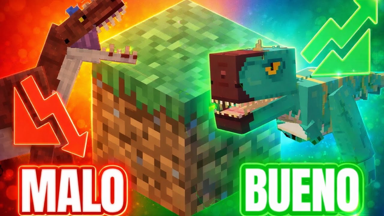 Los 5 Mejores MODS DE DINOSAURIOS para Minecraft (del menos al m&aacute;s)