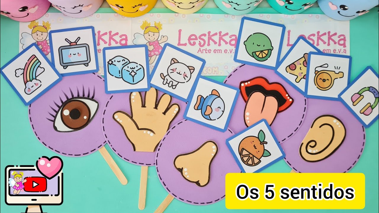 DIY - RECURSO PEDAGÓGICO:  OS 5 SENTIDOS