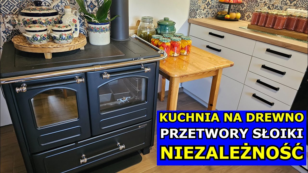 Kuchnia na Drewno, Przetwory Słoiki, Bociany, Winogrona, Spacer Ogród, Drzewka. Dom z Wielkim Polem.