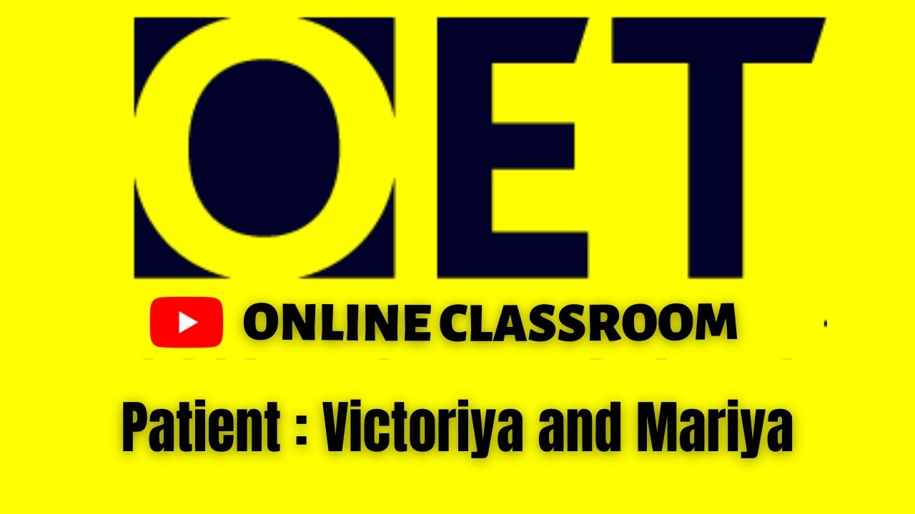 Mariya Morgan oet listening test answers oet 2.0 online classroom